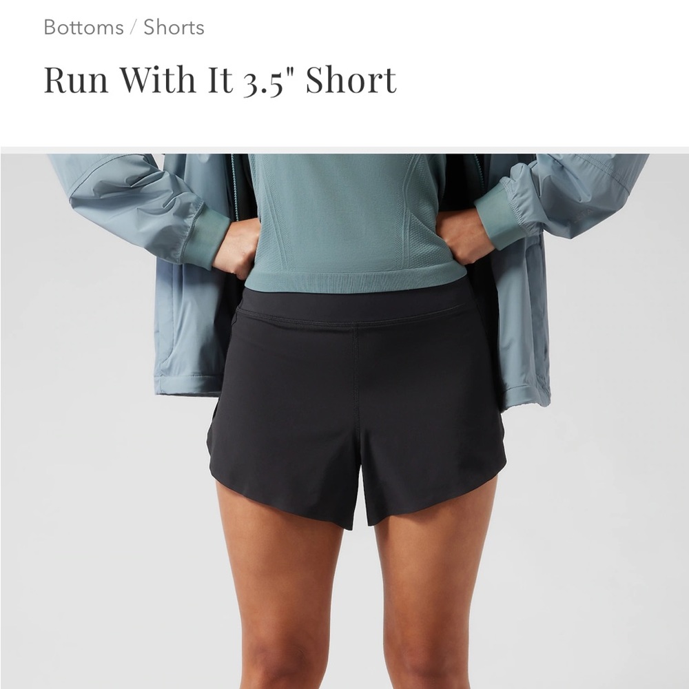 Athlete run with it shorts NWOT
